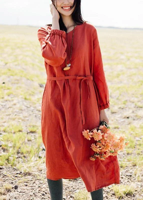Casual Loose Female Spring Lacing Dress Sleeveless unclassified dresses