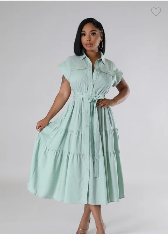 Sienna Sage Dress Elegant evening unclassified dresses